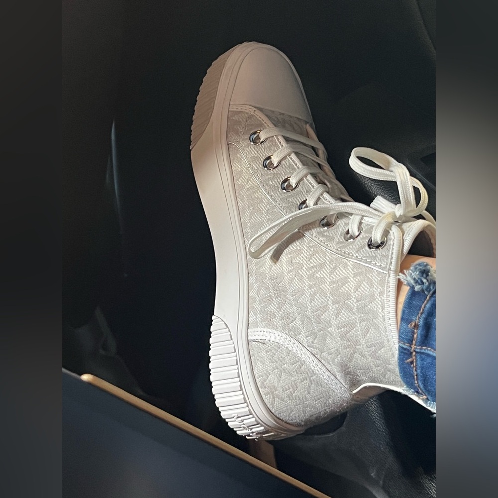 Michael kors Women's White High-Top Sneakers